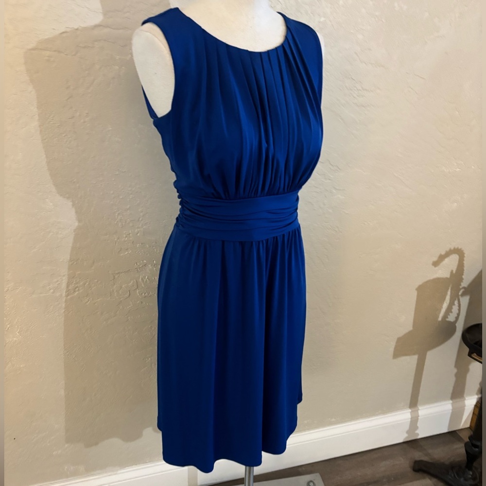 Enfocus Studio Royal Blue Sleeveless Dress Sz 6